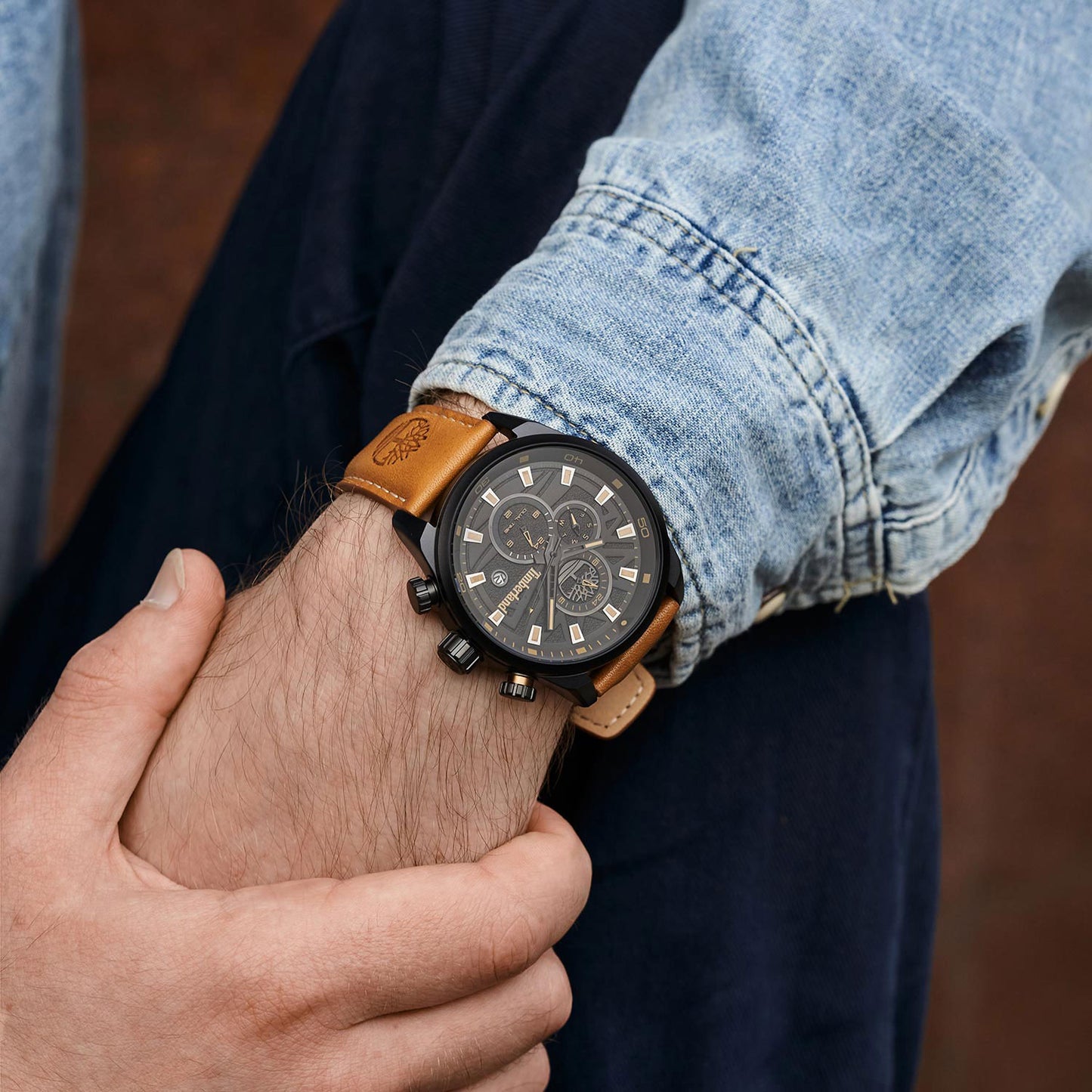 Ceas bărbătesc Timberland Henniker 2 TBL Dual Time