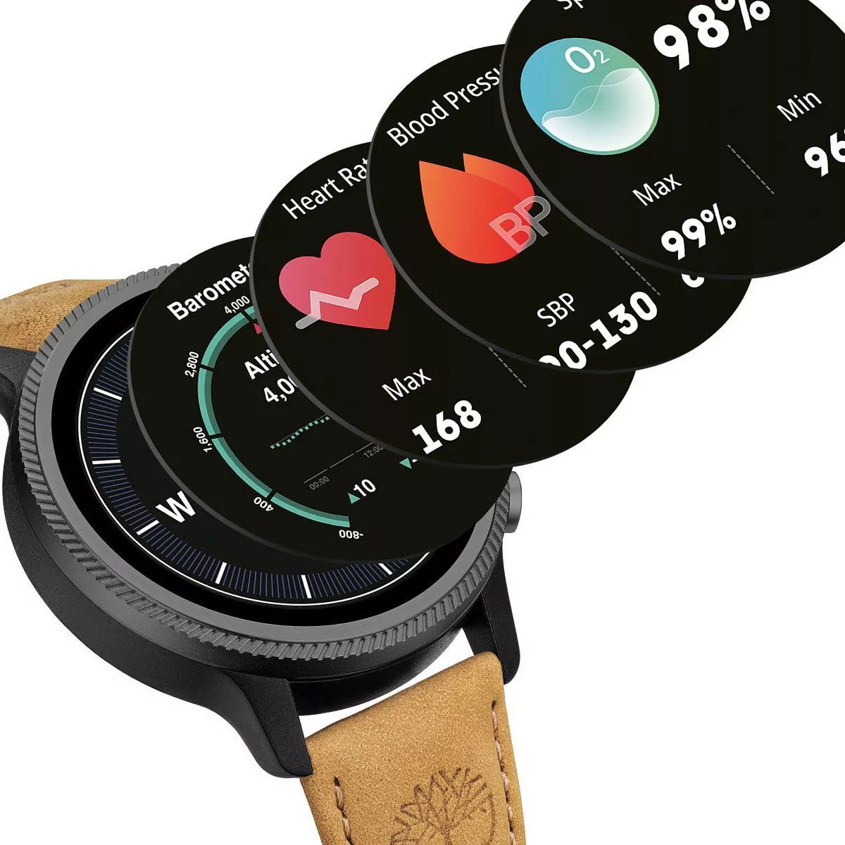 Ceas inteligent Timberland Bluetooth Trail Force pentru bărbați TDIGB00645X1