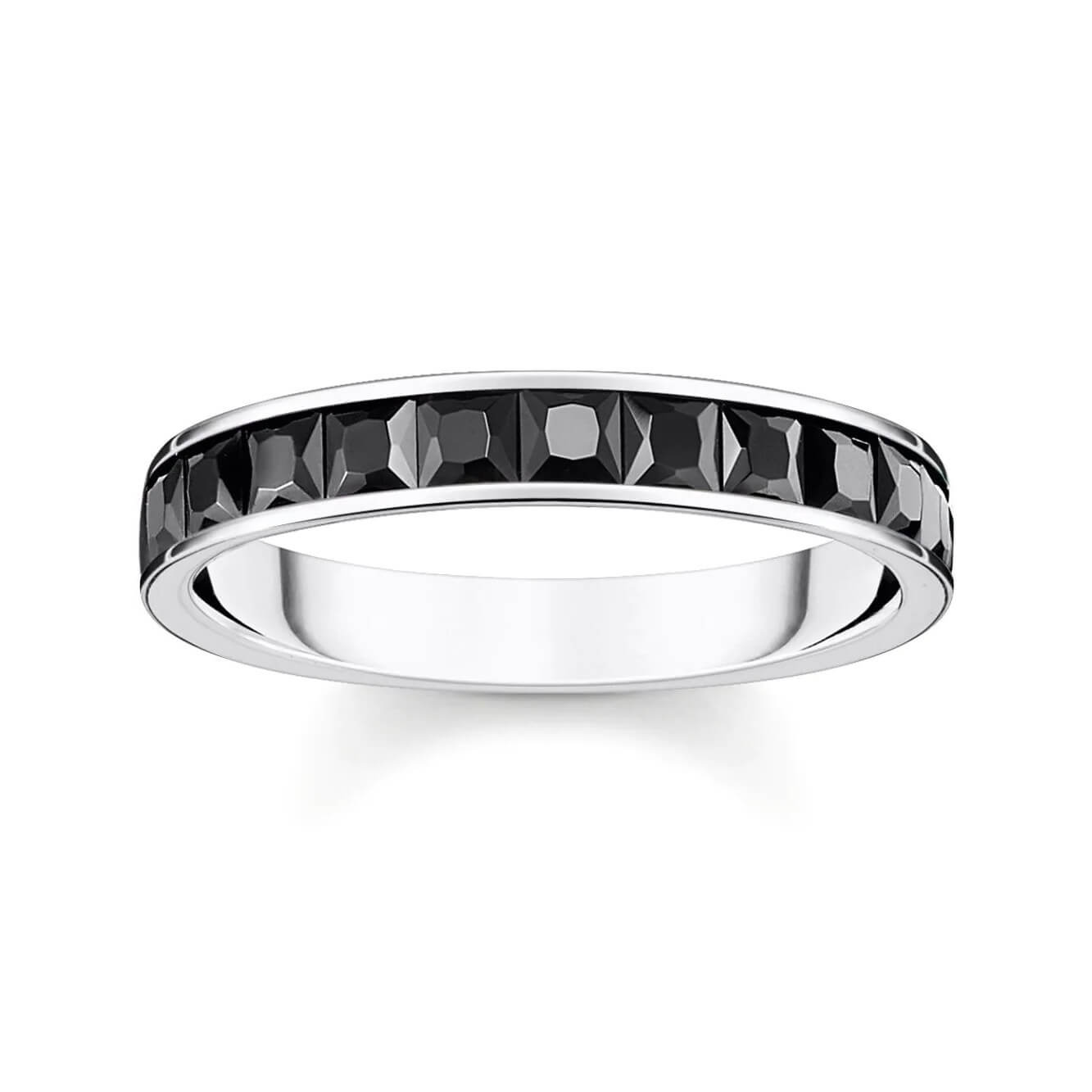 Inel Thomas Sabo din argint cu pavaj, EU56