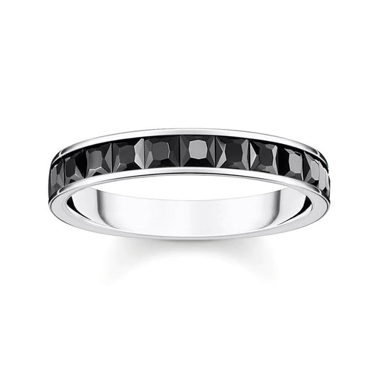 Inel Thomas Sabo din argint cu pavaj, EU56