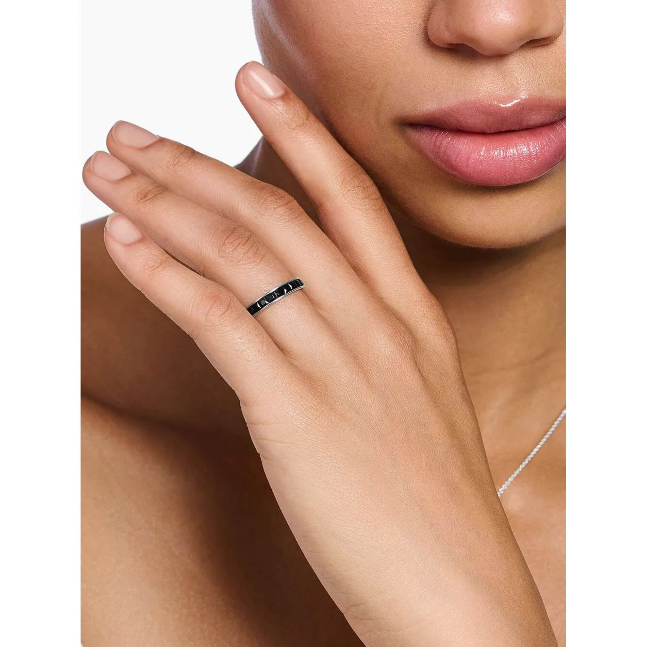 Inel Thomas Sabo din argint cu pavaj, EU56