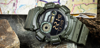 Ceas bărbătesc Casio Outgear Fishing WS-1500H-3BVEF