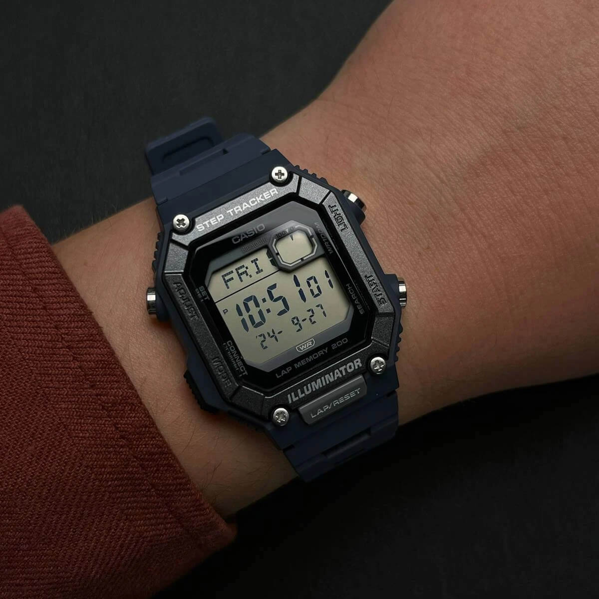 Ceas bărbătesc Casio Bluetooth Step Tracker WS-B1000-2AVEF