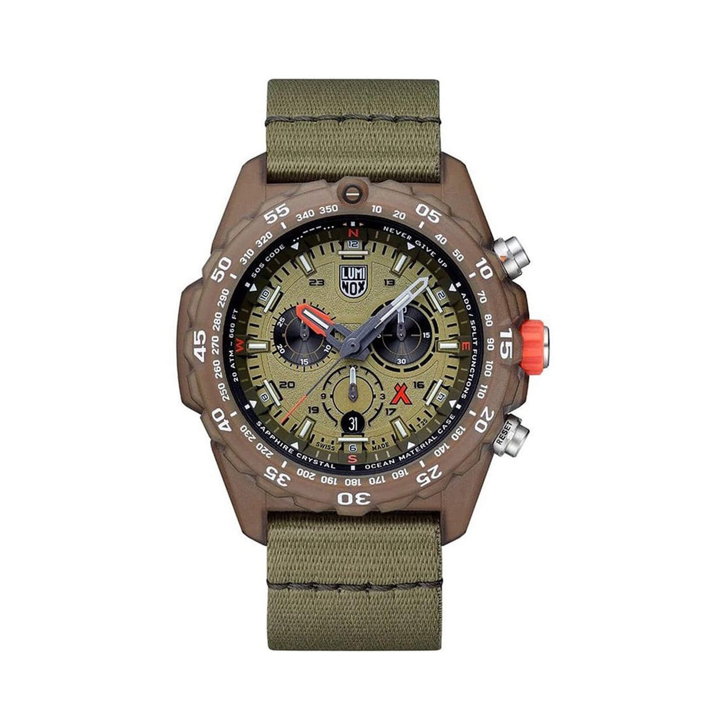 Ceas bărbătesc Luminox Bear Grylls Survival Eco Master Chronograph XB.3757.ECO