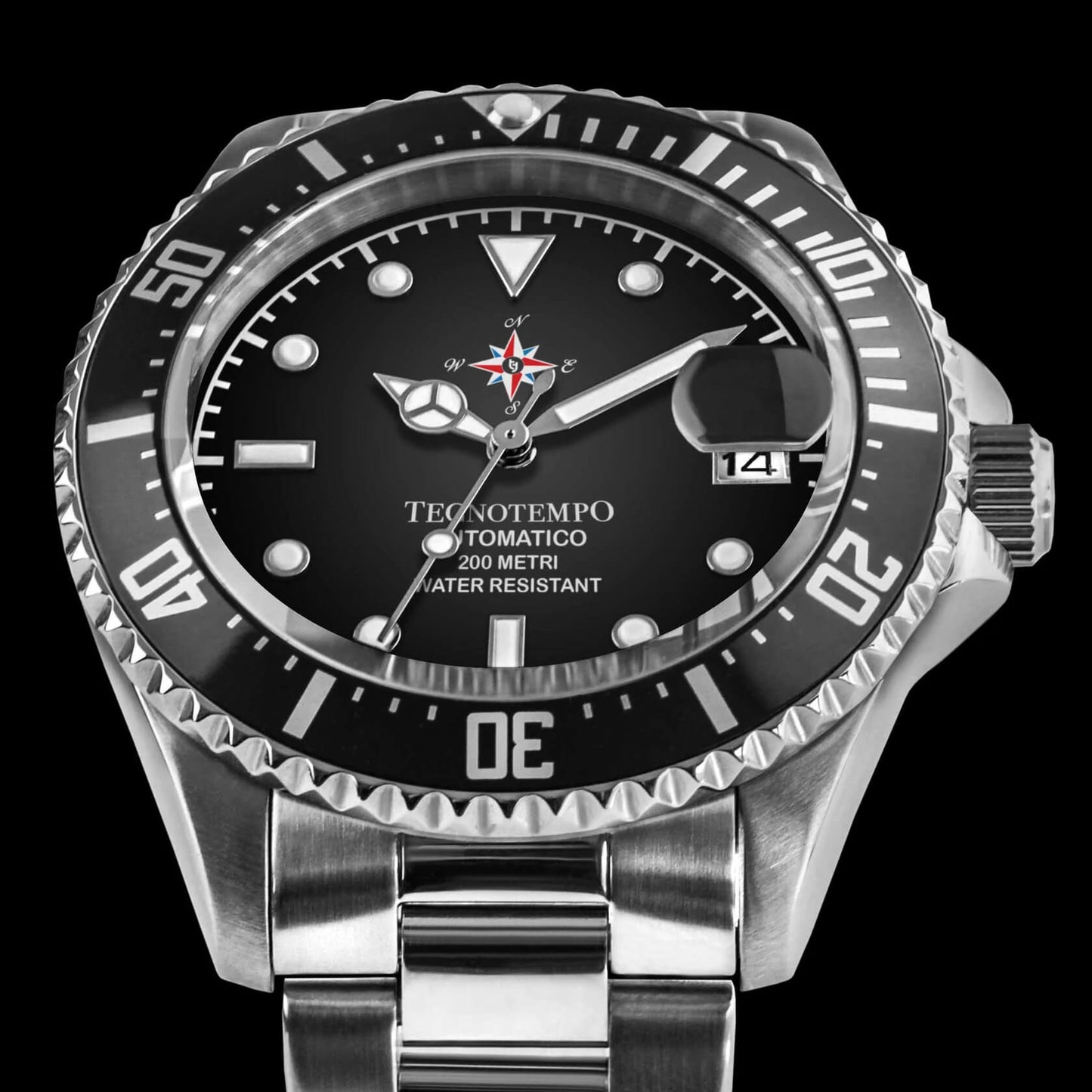 Ceas bărbătesc Tecnotempo Automatic Diver Ediție Limitată Wind Rose
