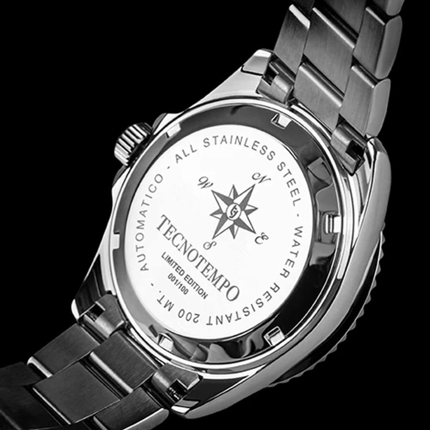 Ceas bărbătesc Tecnotempo Automatic Diver Ediție Limitată Wind Rose